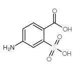4-氨基-2-磺基苯甲酸结构式