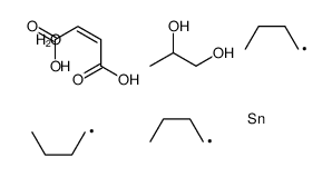 Tributyltin monopropylene glycol maleate structure