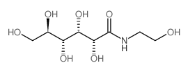 2,3,4,5,6-pentahydroxy-N-(2-hydroxyethyl)hexanamide结构式