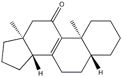 5α-Androst-8-en-11-one结构式