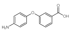 3-(4-氨基苯氧基)苯甲酸结构式