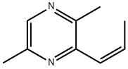 Pyrazine, 2,5-dimethyl-3-(1Z)-1-propen-1-yl- Structure