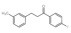 4'-FLUORO-3-(3-METHYLPHENYL)PROPIOPHENONE结构式
