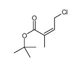 tert-butyl 4-chloro-2-methylbut-2-enoate Structure