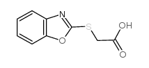 (1,3-BENZOXAZOL-2-YLTHIO)ACETIC ACID Structure