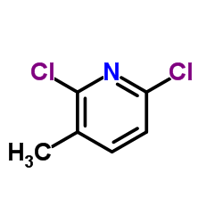 2,6-Dichloro-3-methylpyridine structure