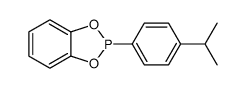 2-(4-propan-2-ylphenyl)-1,3,2-benzodioxaphosphole结构式