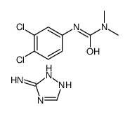 3-(3,4-dichlorophenyl)-1,1-dimethylurea,1H-1,2,4-triazol-5-amine结构式