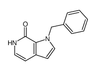 1-苄基-1,6-二氢-吡咯[2,3-C]并吡啶-7-酮结构式