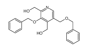 [2-(hydroxymethyl)-3-phenylmethoxy-5-(phenylmethoxymethyl)pyridin-4-yl]methanol Structure