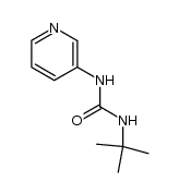 N-t-butyl-N'-(3-pyridyl)urea结构式