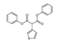 diphenyl 2-thiophen-3-ylpropanedioate Structure