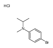 4-bromo-N-methyl-N-propan-2-ylaniline,hydrochloride Structure