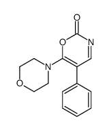 6-morpholin-4-yl-5-phenyl-1,3-oxazin-2-one Structure