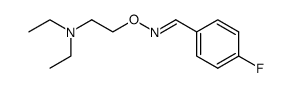 4-Fluoro-benzaldehyde O-(2-diethylamino-ethyl)-oxime结构式