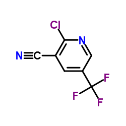 2-Chloro-5-(trifluoromethyl)nicotinonitrile Structure