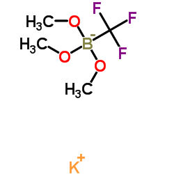 三甲氧基(三氟甲基)硼酸钾结构式