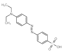 4-(4-diethylaminophenyl)diazenylbenzenesulfonic acid结构式