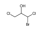 1-bromo-1,3-dichloropropan-2-ol Structure