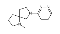 1-methyl-7-pyridazin-3-yl-1,7-diazaspiro[4.4]nonane Structure