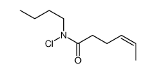 N-butyl-N-chlorohex-4-enamide Structure