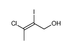 3-chloro-2-iodobut-2-en-1-ol结构式