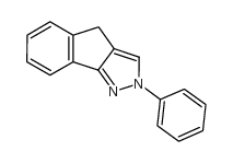 2-苯基-2,4-二氢茚并[1,2-c]吡唑结构式