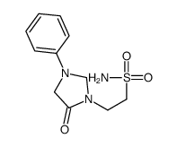 2-(5-oxo-3-phenylimidazolidin-1-yl)ethanesulfonamide Structure