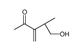 2-Pentanone, 5-hydroxy-4-methyl-3-methylene-, (4R)- (9CI) Structure