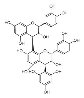 epicatechin-(4β[*]8)-epicatechin-(4β[*]2)-phloroglucinol Structure