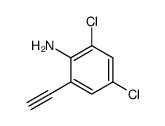 2,4-dichloro-6-ethynylaniline Structure