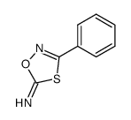 3-phenyl-5-imino-Δ2-1,4,2-oxathiazoline结构式