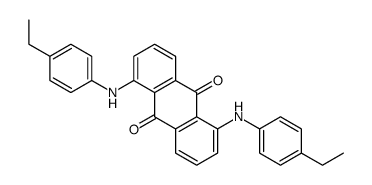 1,5-bis(4-ethylanilino)anthracene-9,10-dione结构式