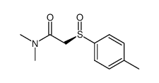 (RS)-N,N-dimethyl-p-tolylsulfinylacetamide结构式