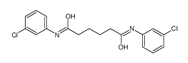 N,N'-Bis(3-chlorophenyl)adipamide结构式