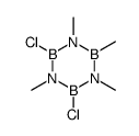 2,4-dichloro-1,3,5,6-tetramethyl-1,3,5,2,4,6-triazatriborinane Structure