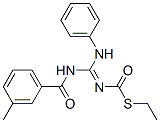 [(3-Methylbenzoylamino)(phenylamino)methylene]thiocarbamic acid S-ethyl ester结构式