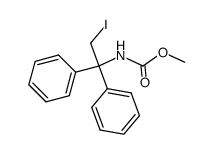 methyl N-(2-iodo-1,1-diphenylethane)carbamate结构式