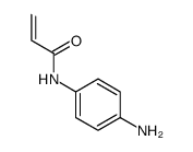 N-(4-氨基苯基)丙烯酰胺结构式