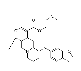 2-二甲基氨基乙基-1,10-二甲基-2,7-二氢四叶萝芙灵酸酯结构式