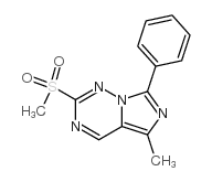 5-甲基-2-(甲砜基)-7-苯基咪唑[5,1-F][1,2,4]三嗪结构式