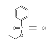 [2-chloroethynyl(ethoxy)phosphoryl]benzene Structure