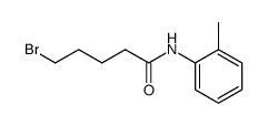 5-Brom-N-(2-tolyl)-valeriansaeureamid结构式