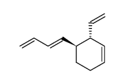 trans isomer of 4-(E-1,3-butadienyl)-3-vinyl-1-cyclohexene结构式