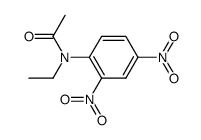 N-ethyl-2,4-dinitroacetanilide Structure