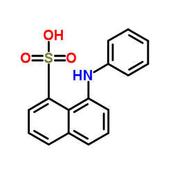 8-Anilino-1-naphthalenesulfonic acid Structure