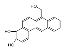 7-hydroxymethylbenz(a)anthracene-3,4-dihydrodiol structure