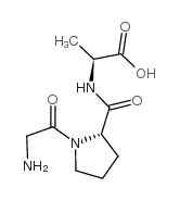 甘氨酰-L-脯氨酰-L-丙氨酸结构式