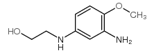 2-氨基-4-羟乙氨基茴香醚结构式