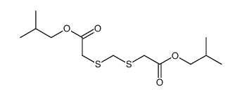 bis(2-methylpropyl) 2,2'-[methylenebis(thio)]bisacetate结构式